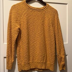 L.L. Bean Women's Crew Neck Sweater - Mustard Yellow